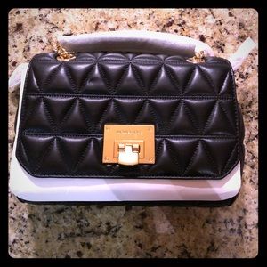 Michael Kors Vivianne black leather purse